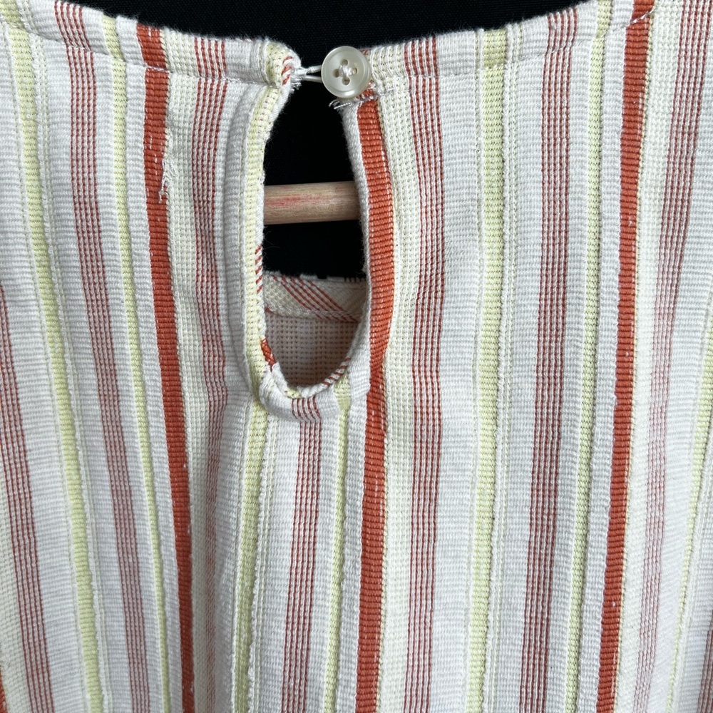 SOLD👚 Madewell Striped Flutter Sleeve Top – Women’s Small - Picture 5 of 11